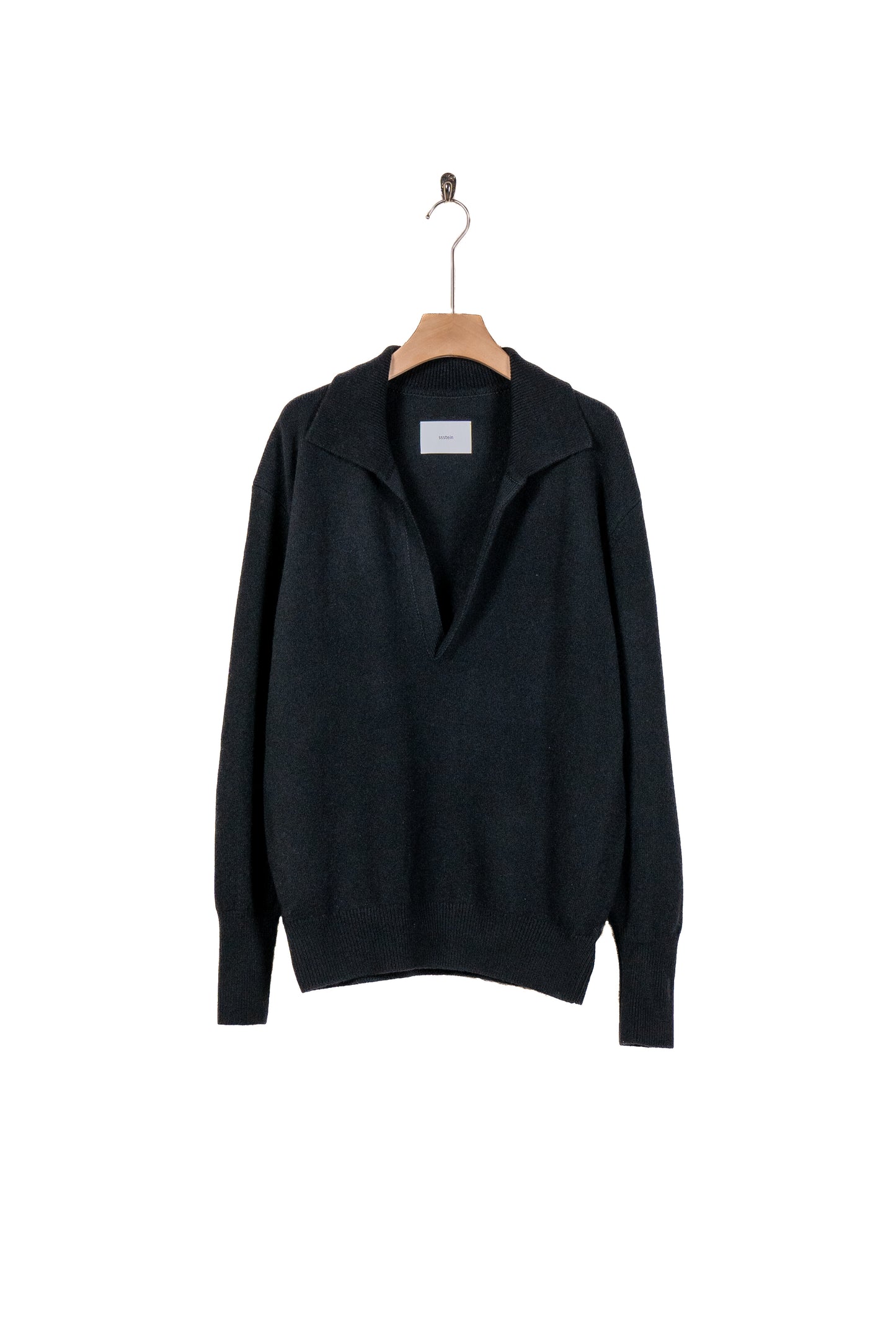 EXTRA FINE WOOL KNIT SKIPPER LS