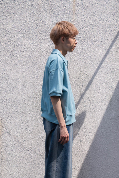 HALF ZIP JERSEY SHORT SLEEVE