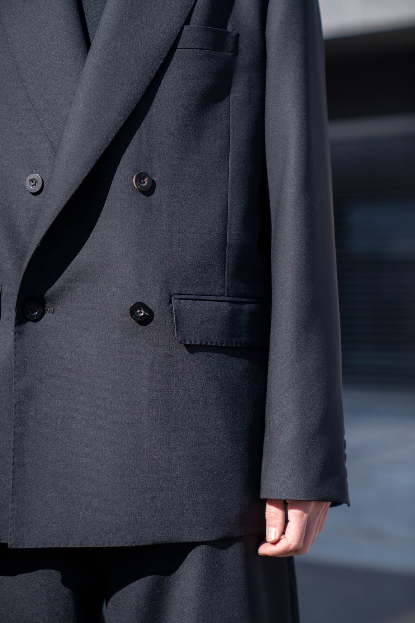 DOUBLE BREASTED TAILORED JACKET