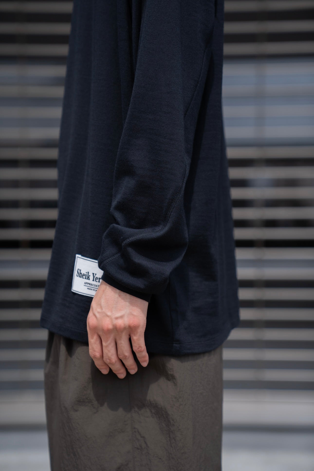 MERINO WOOL HIGH NECK L/S T-SHIRT