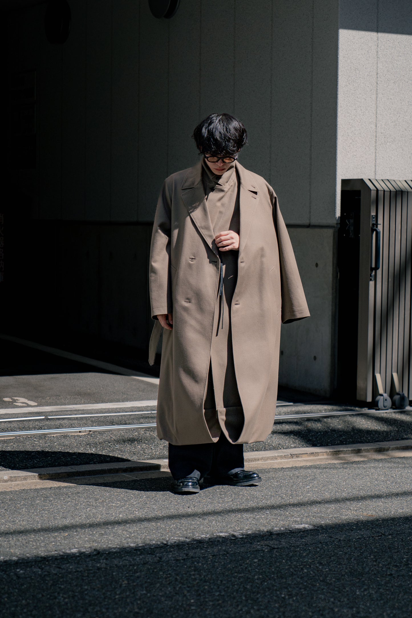 OVERSIZED DOCKING DOUBLE BREASTED COAT