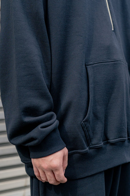 HALF ZIP HOODY