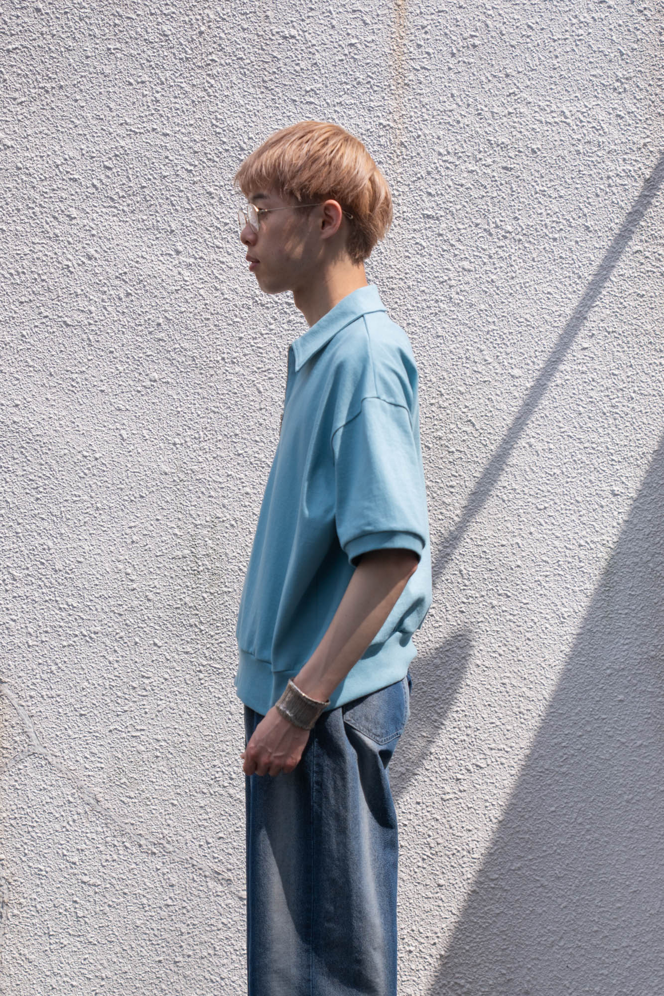 HALF ZIP JERSEY SHORT SLEEVE