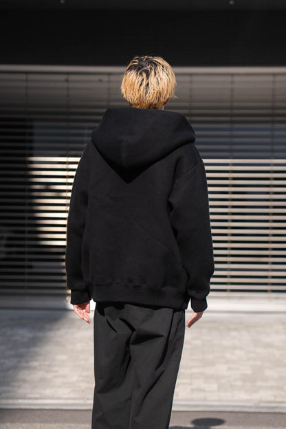 WOOL SWEAT ZIP HOODIE