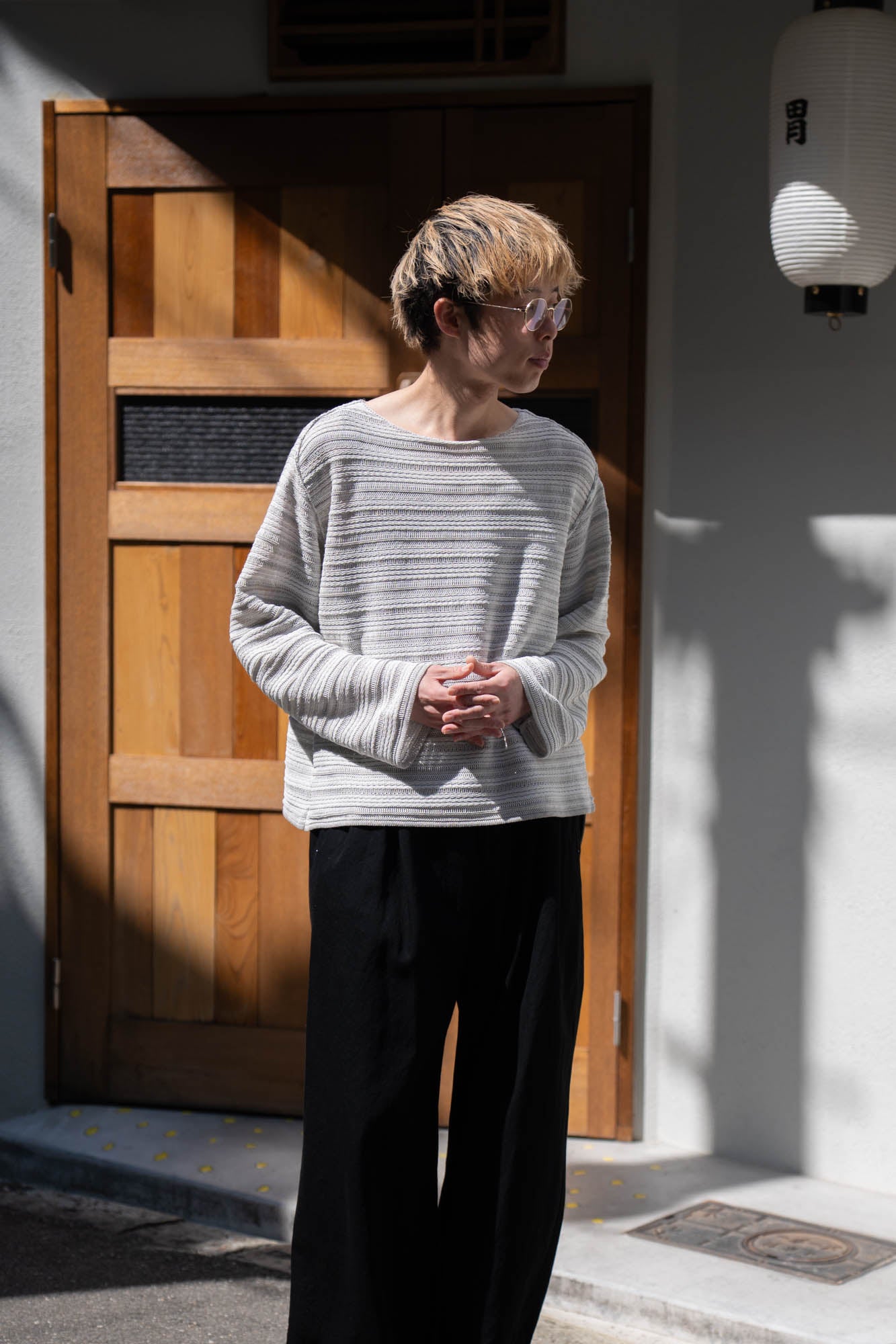LACE KNITTING PULLOVER