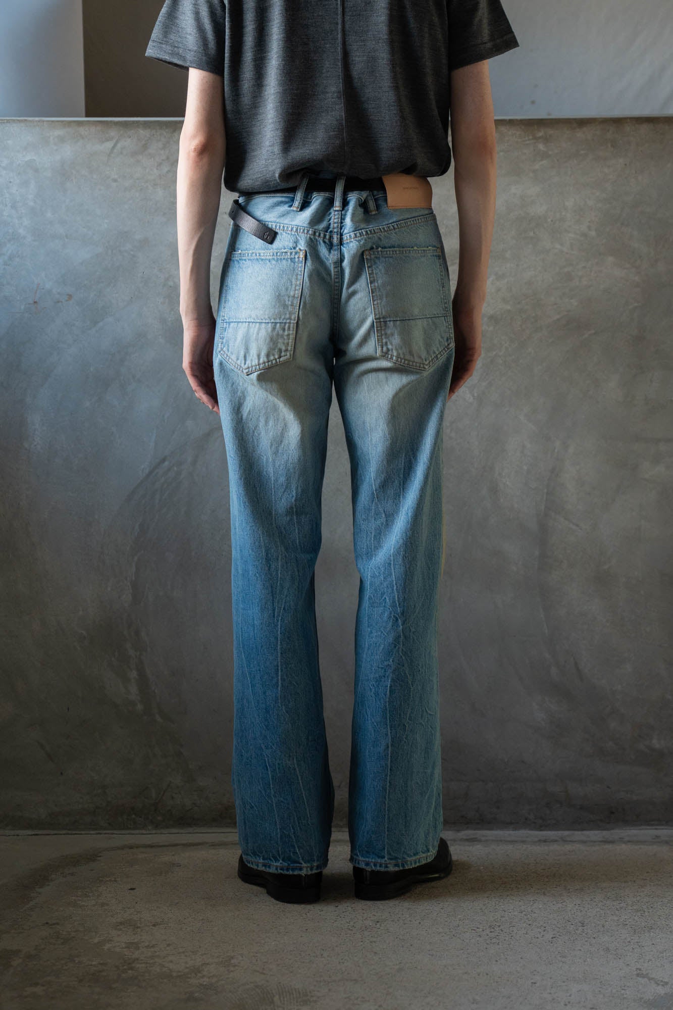 ORDINARY STRAIGHT DENIM PANTS .16 -Brando-