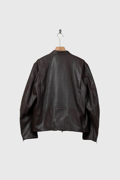Leather Double Zip-up Blouson