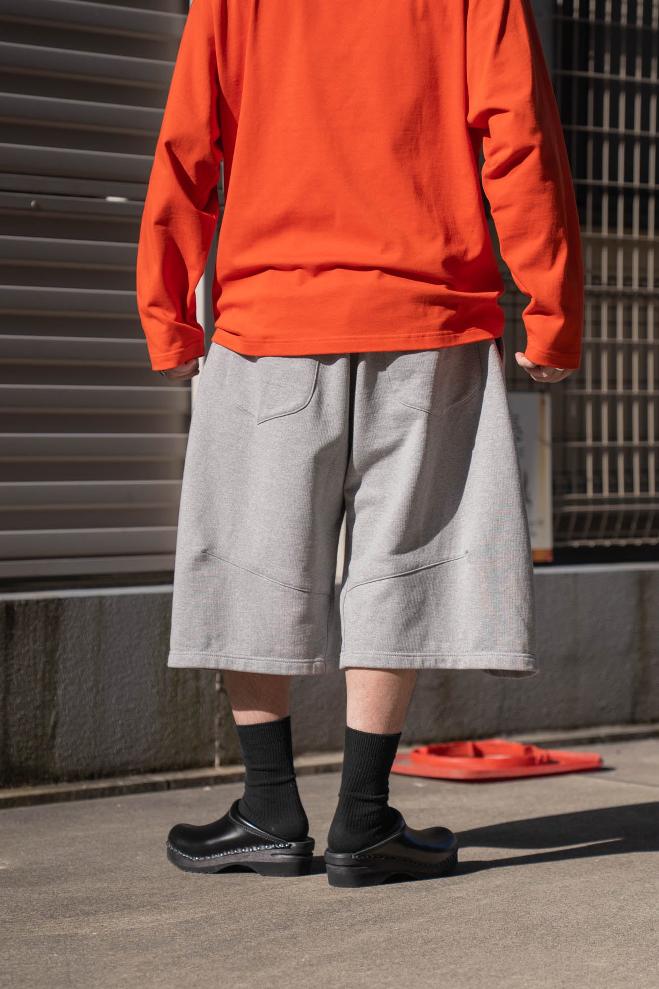 Pleated Balloon Sweat Shorts