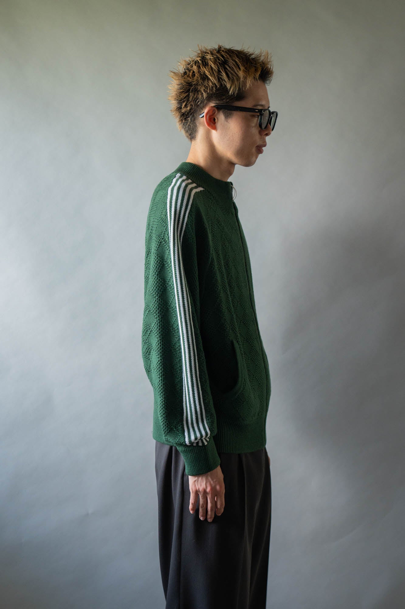 KNITTED TRAINING JACKET