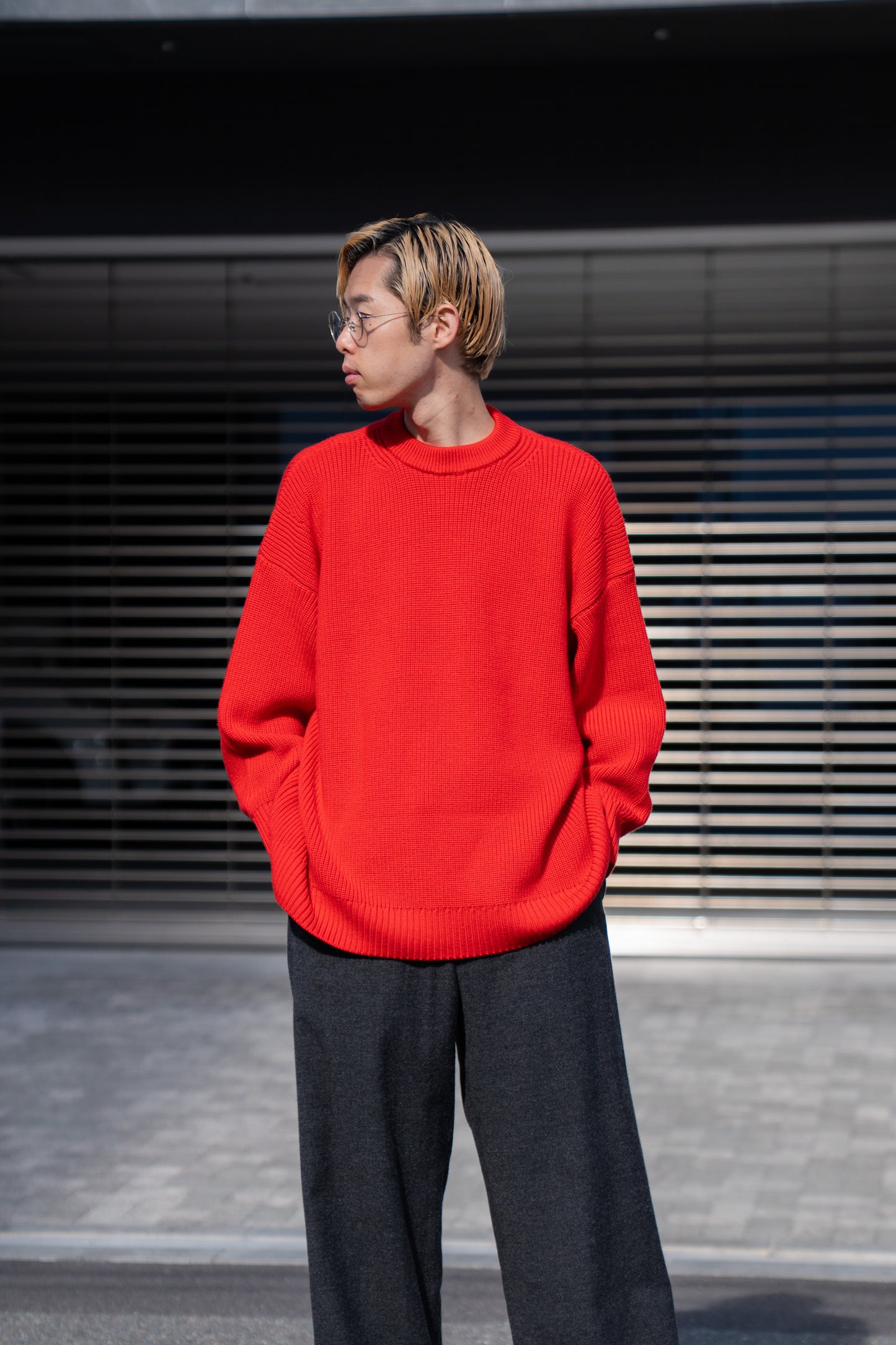 MERINO WOOL CREWNECK KNIT