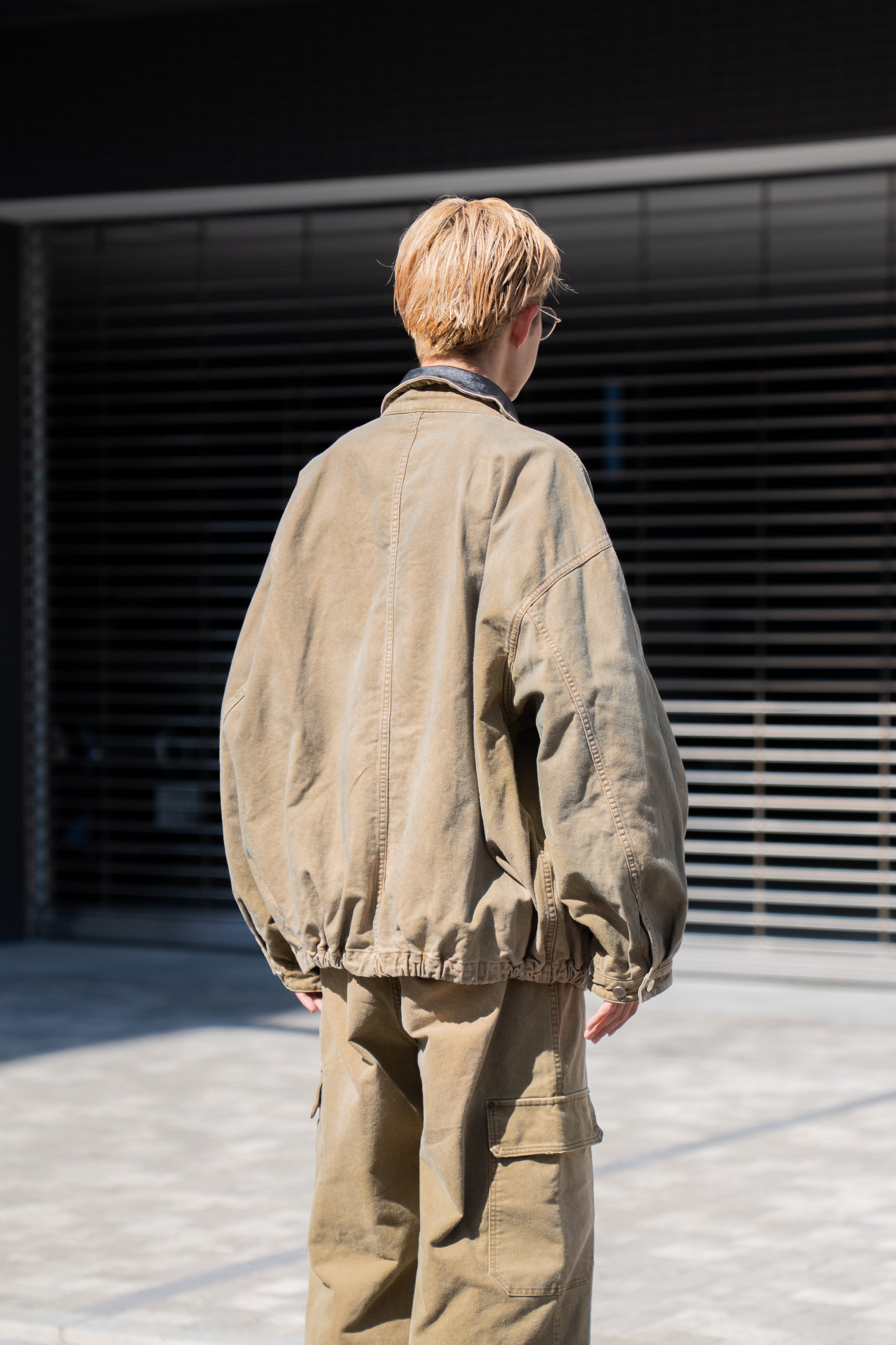 ペ*草様 FFAジャケット サンフェード　バーガンディー　雰囲気◎ 漢のFFAジャケットコーデ👨‍🌾 久々のFFAジャケットにボロ