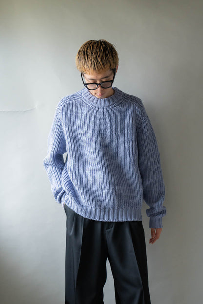 Belt. Slit Knit in Merinos d`Arles