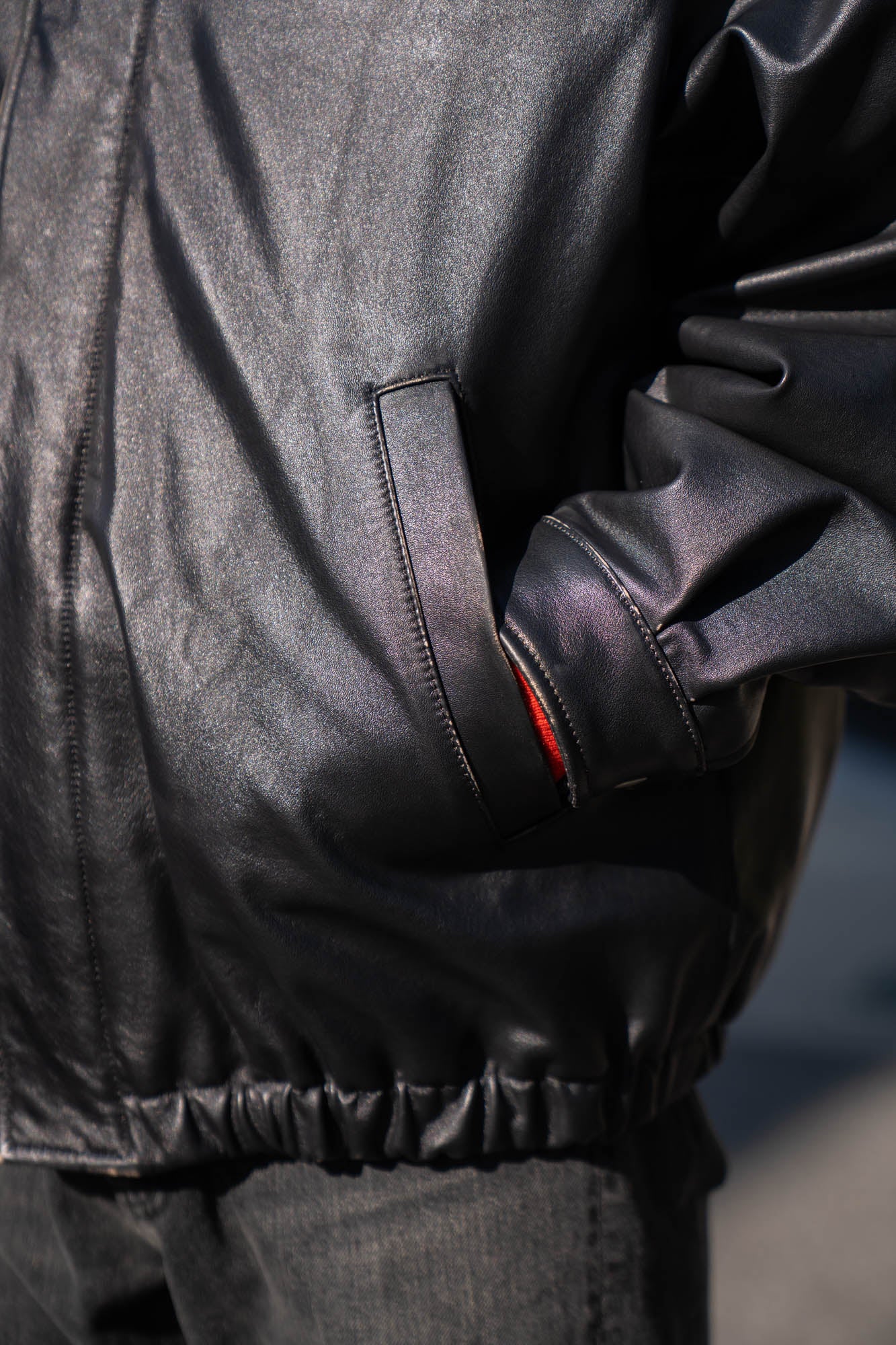 COW LEATHER VINTAGE ZIP JACKET(ST.1380)