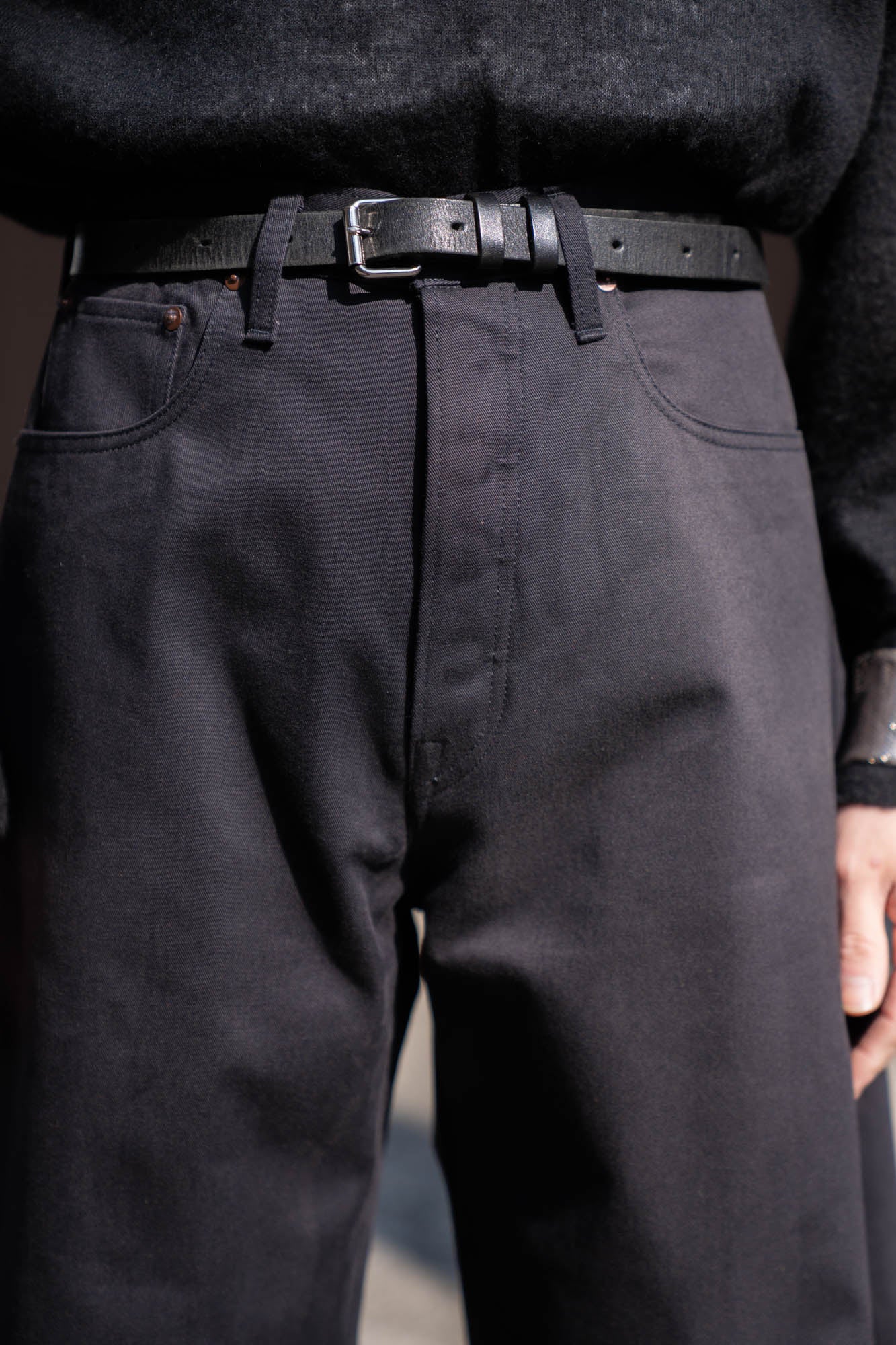 DEFORMATION WIDE COTTON PANTS(ST.1390)