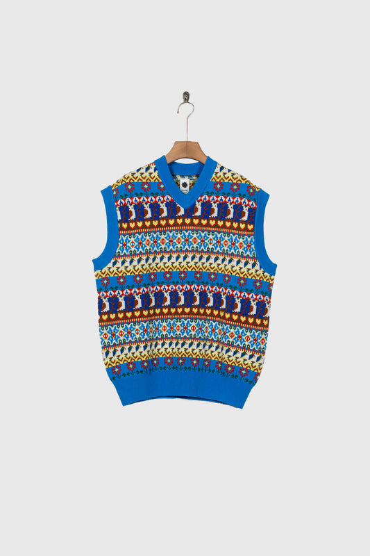 Jacquarded Slope Vest