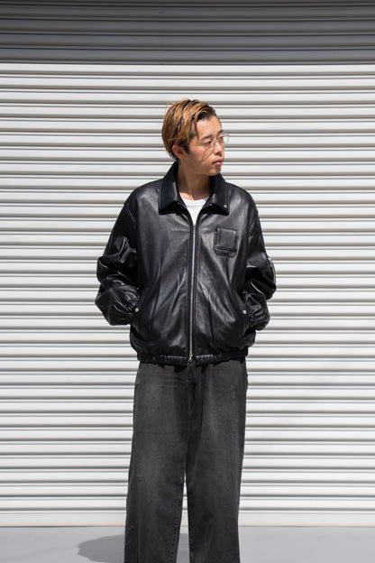 SHEEP LEATHER FLIGHT JACKET(ST.1219)