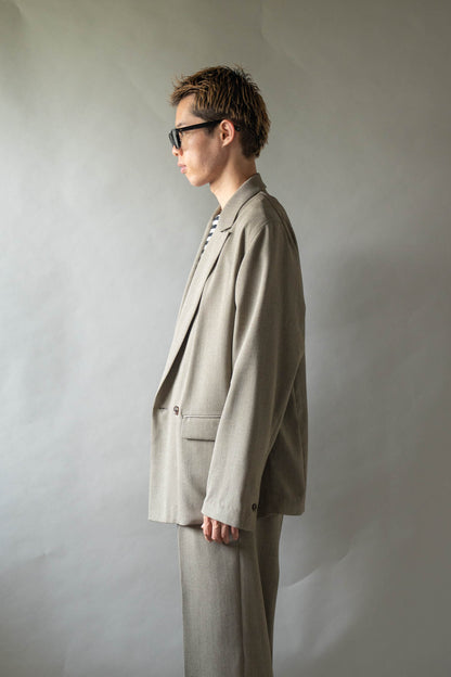 DOUBLE-BREASTED RELAX SHOULDER JACKET