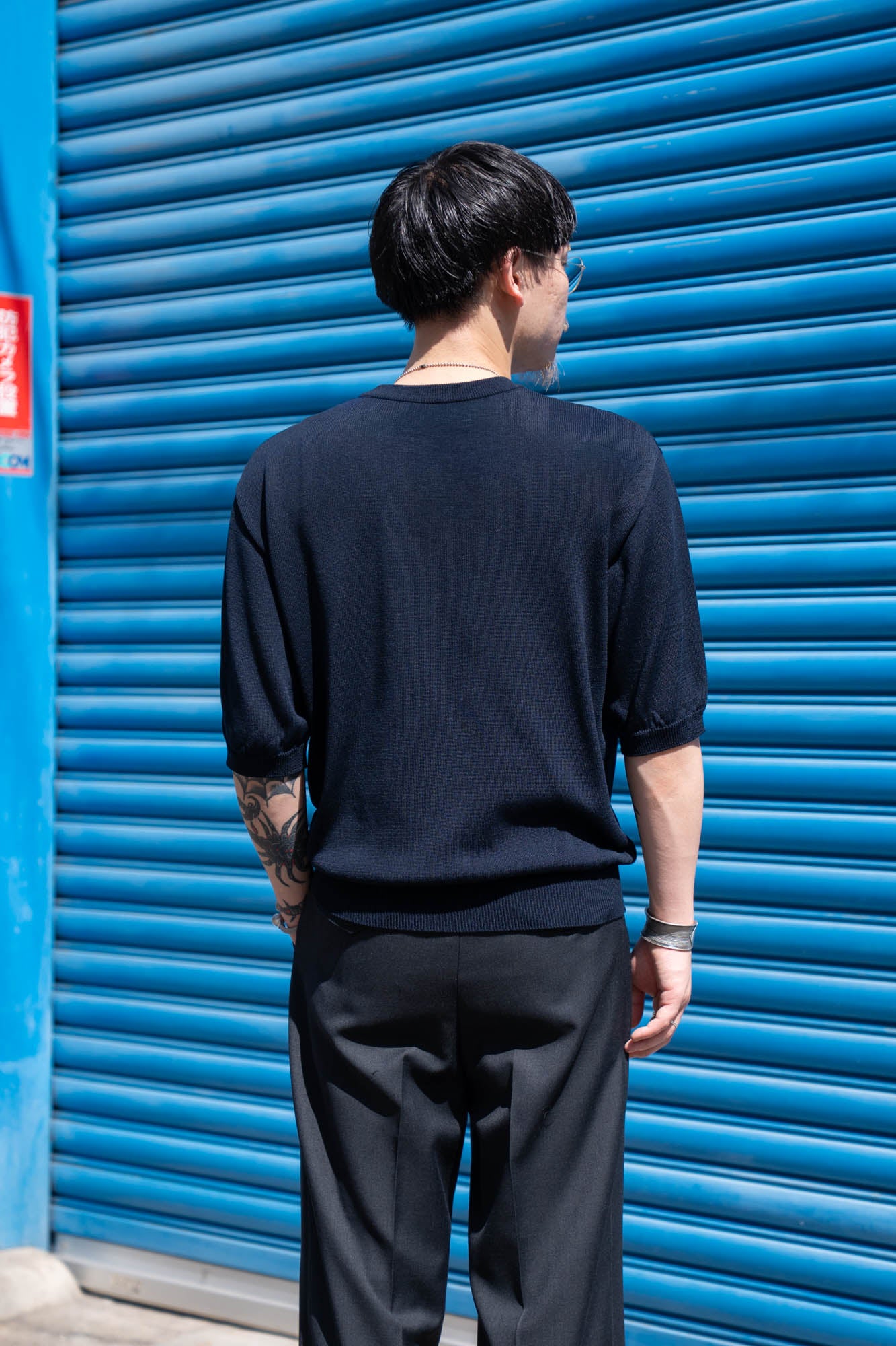 Wide knit T-Shirt