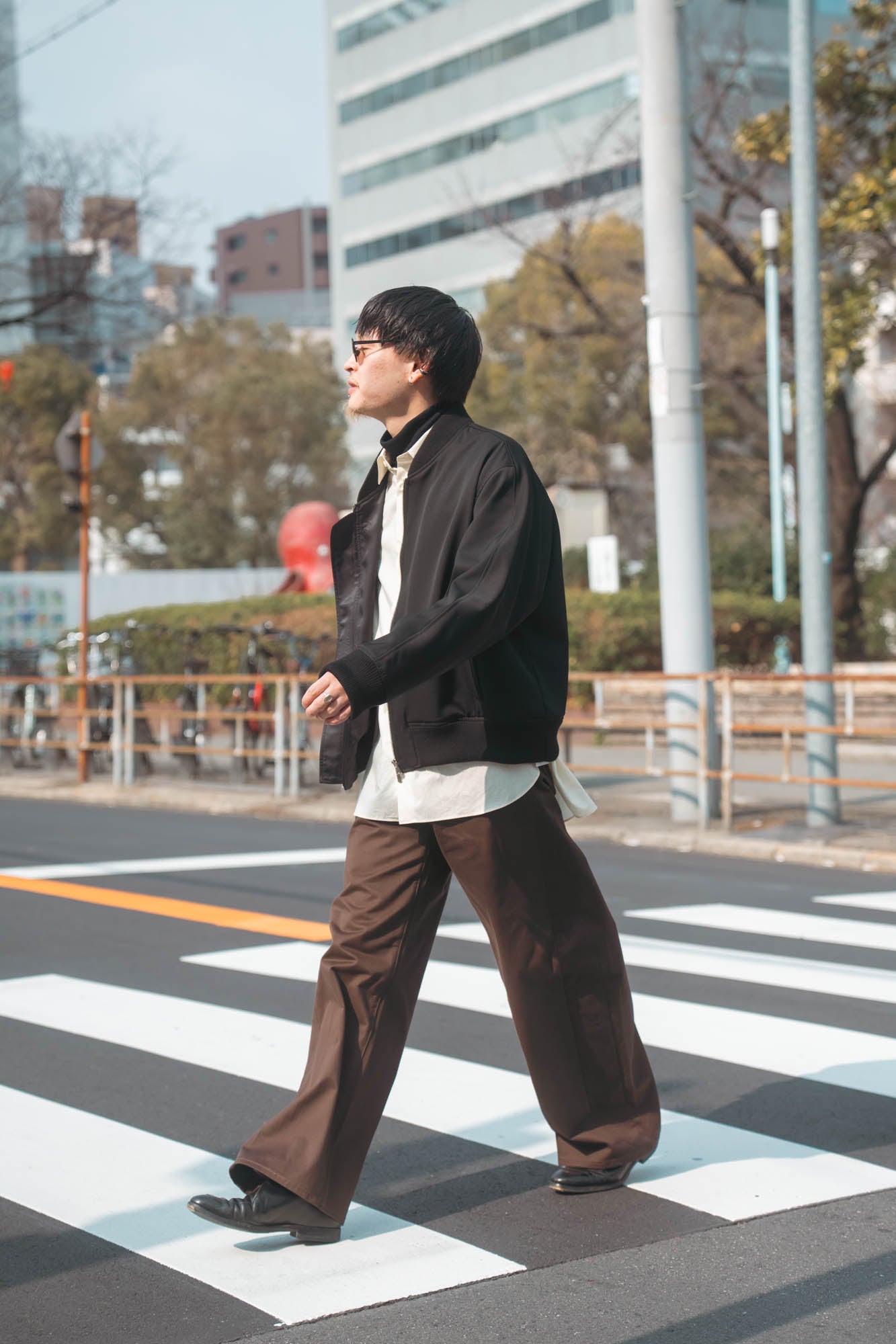 DEFORMATION WIDE COTTON PANTS(ST.1390)