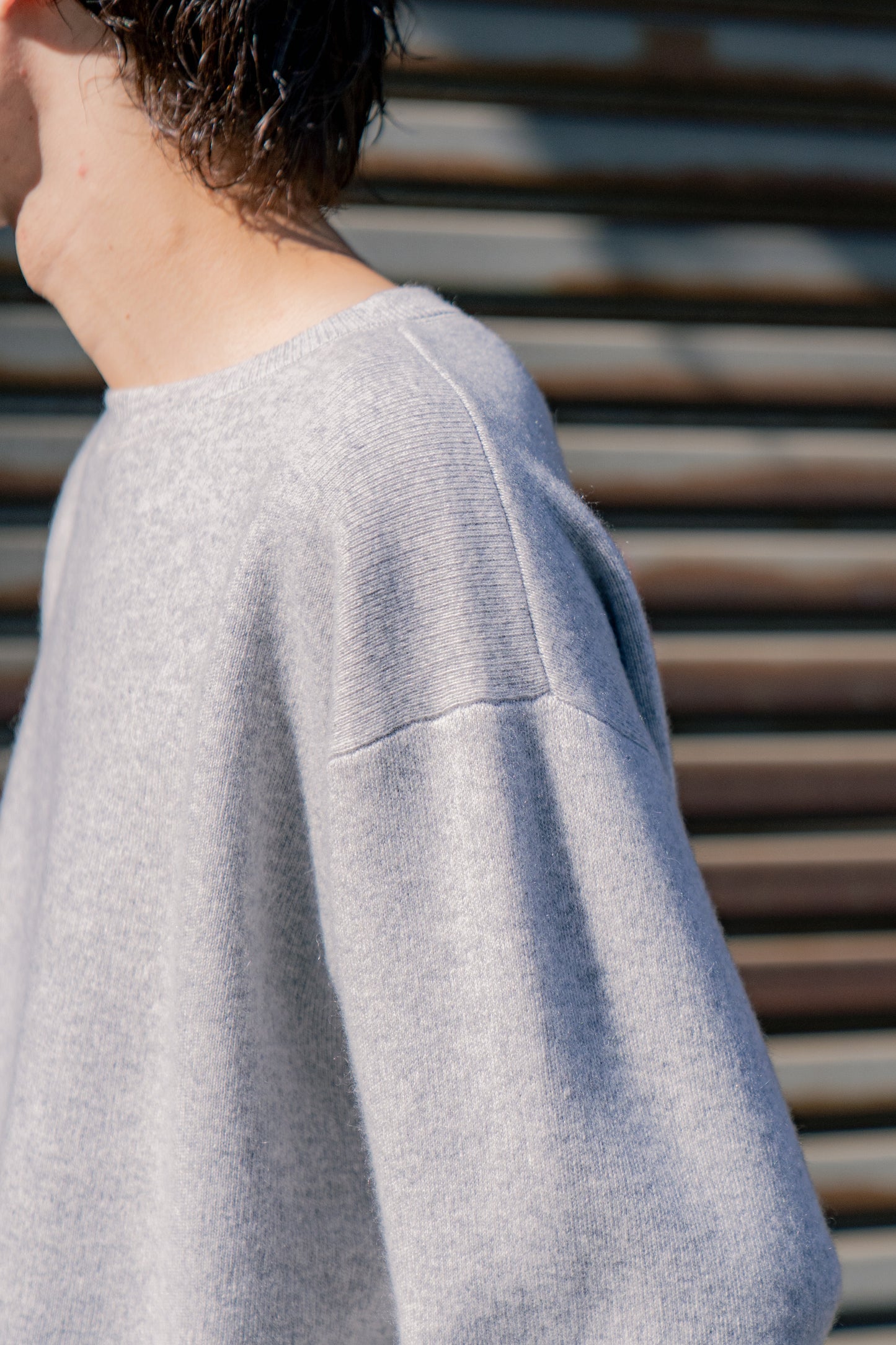 PURE CASHMERE SWEAT KNIT PO