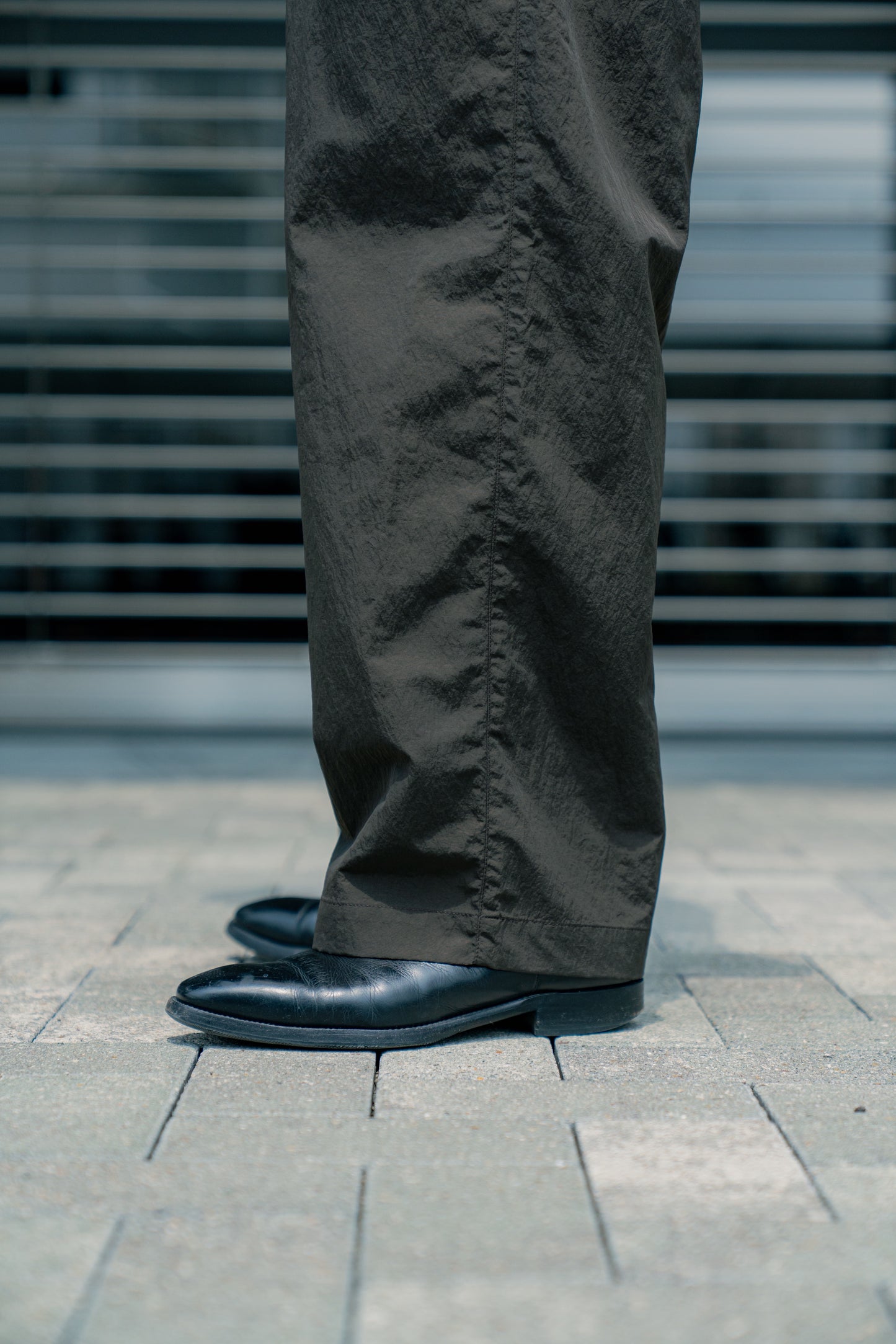 WINDPROOF NYLON WIDE EASY TROUSERS(ST.1278)