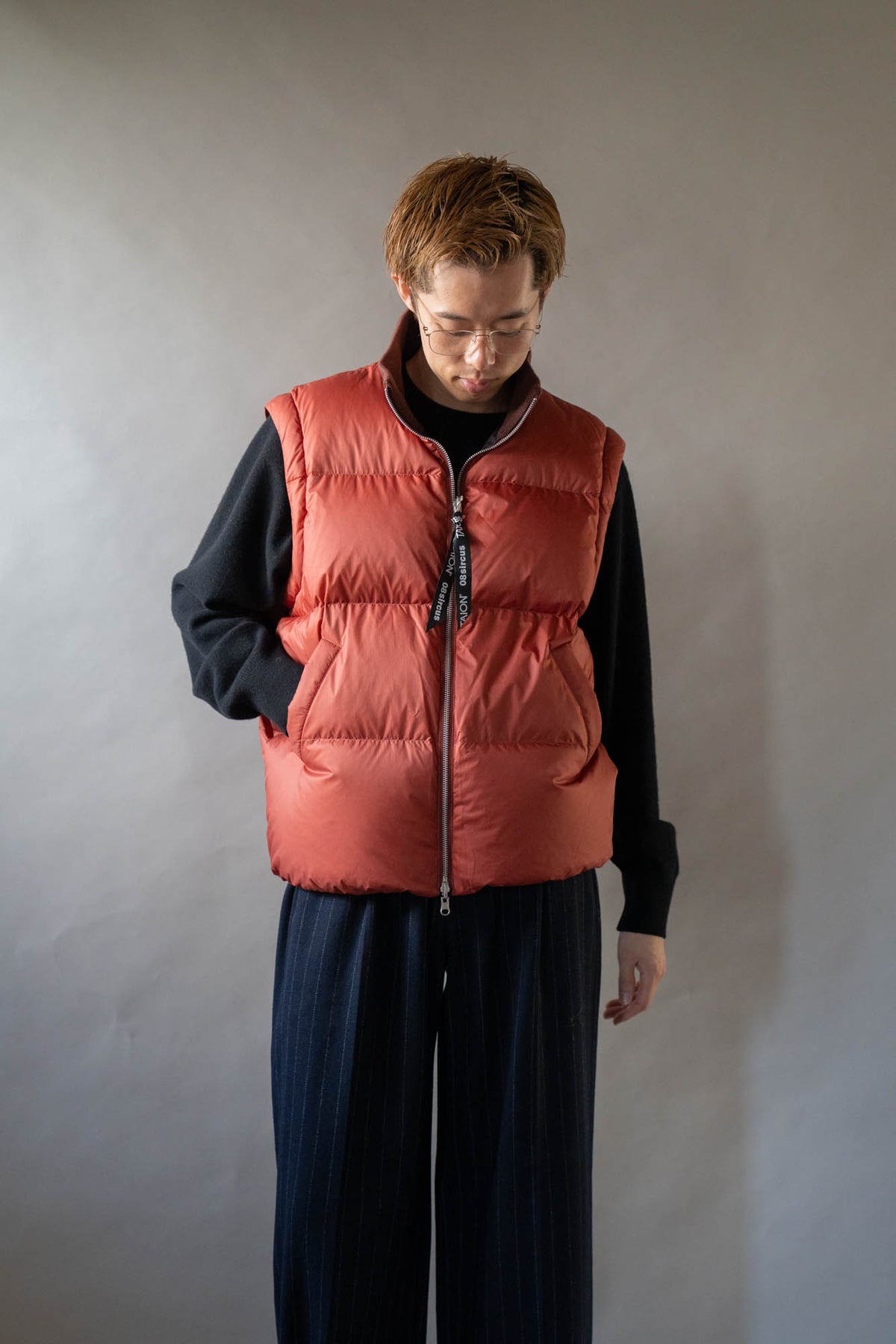 08sircus × TAION Down detachable bomber reversible