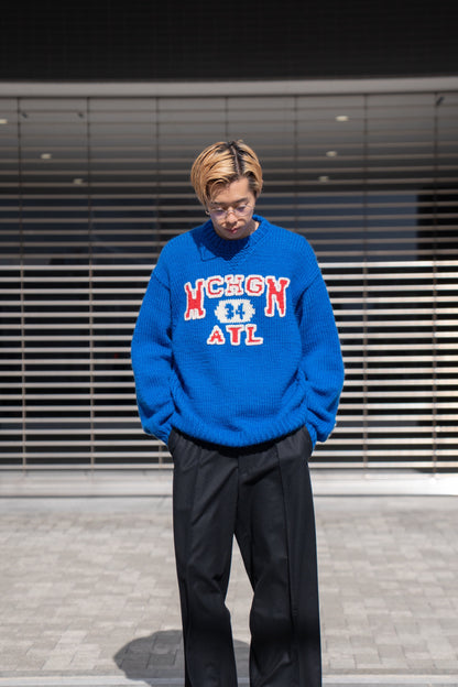 HAND KNITTING SWAETSHIRT