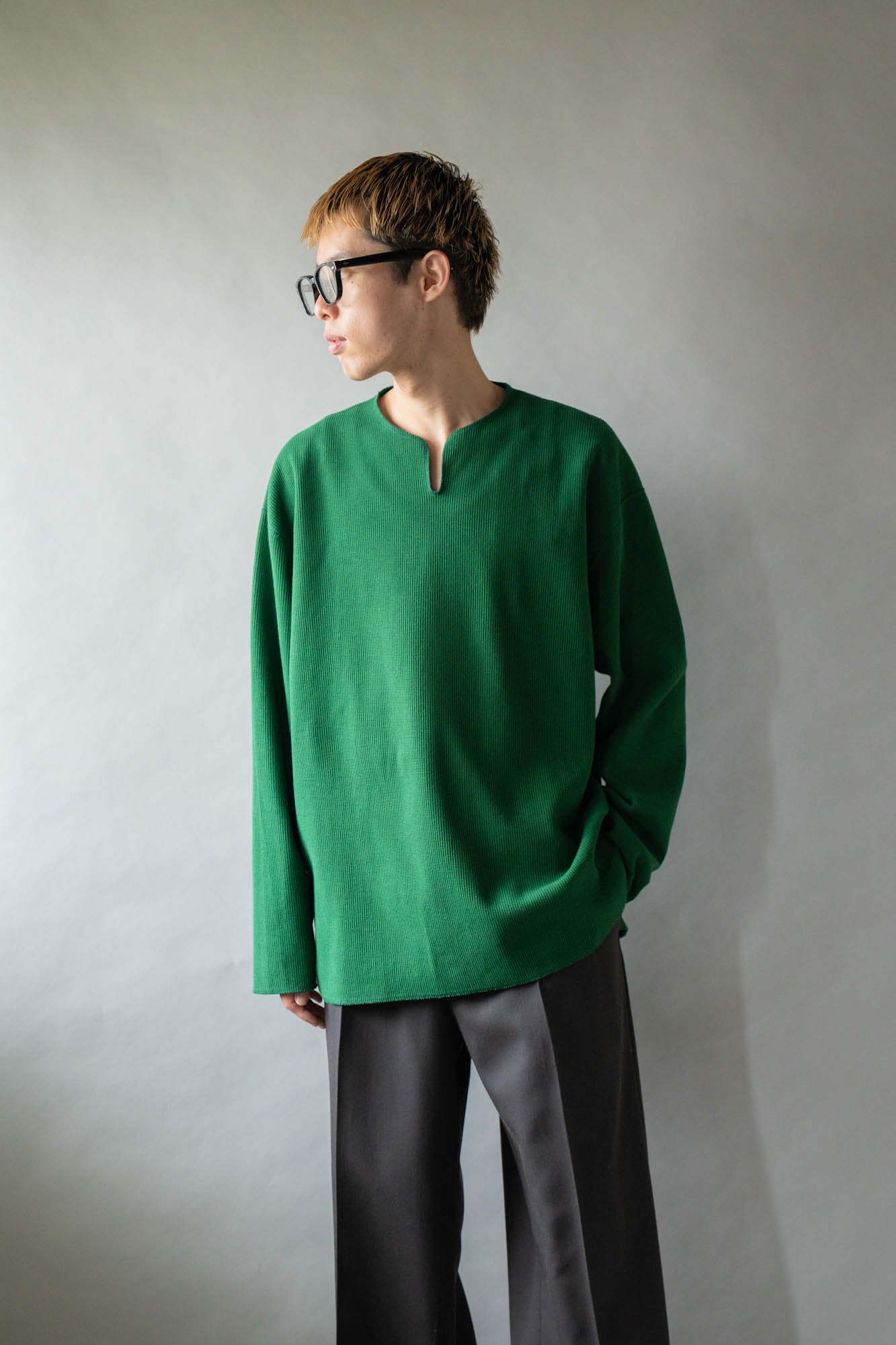 Rough&Smooth Thermal Over-neck L/S