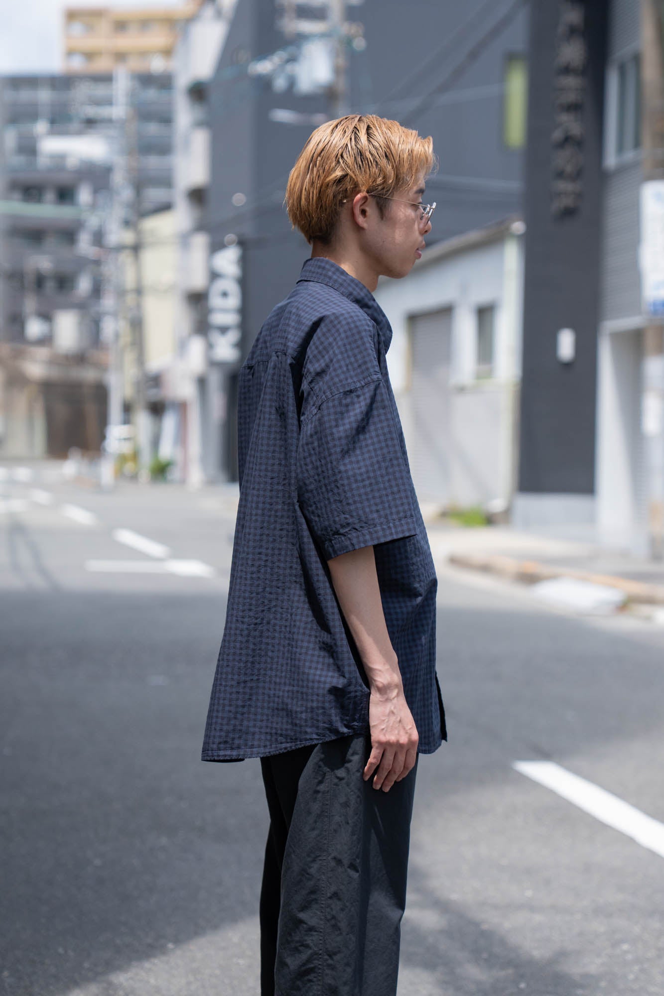 Huge Gingham Check Shirt
