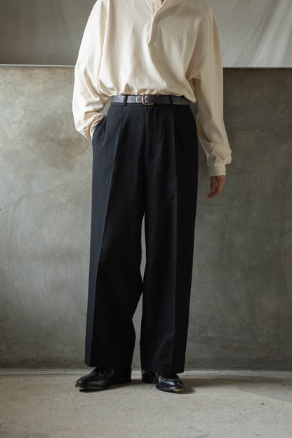 Wool Gabardine Trousers