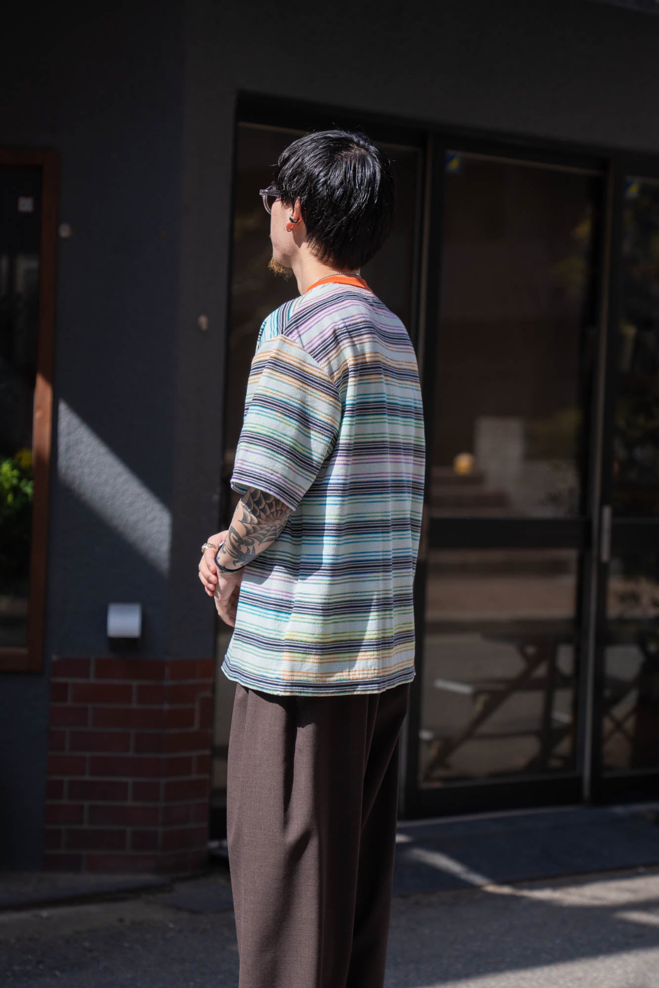 Border Knit Tee