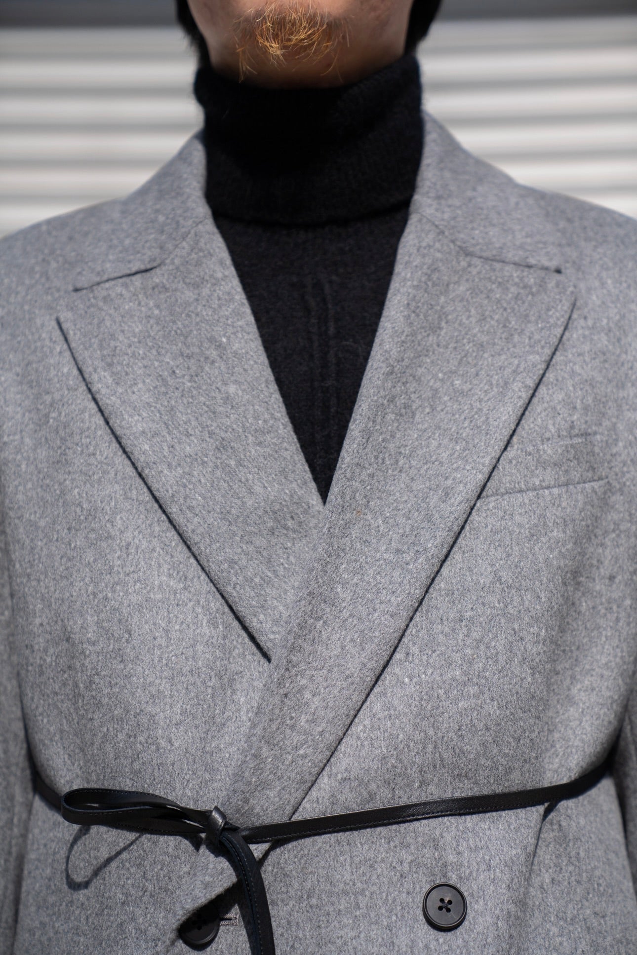 W/CA BEAVER BACK SLASH PEAK LAPEL JACKET(ST.1243)