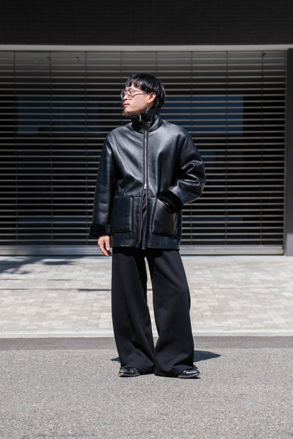 CUT-OFF MOUTON JACKET(ST.1222)