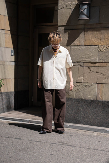 SUVIN COTTON OVERSIZED SS SHIRT(ST.1497)