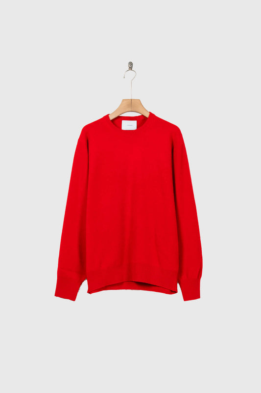 EXTRA FINE WOOL KNIT CREW NECK LS(ST.1634)
