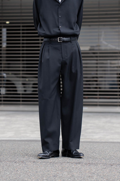 5 Tuck Trouser in Wool Tropical