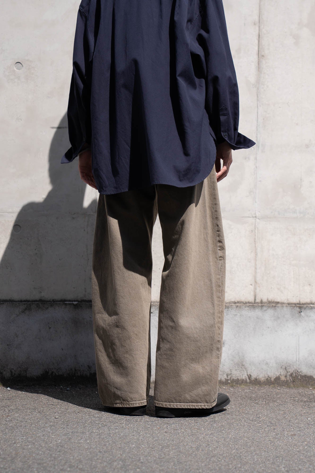 DEFORMATION WIDE COLOR DENIM PANTS(ST.1565)