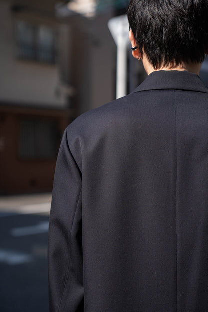 WOOL KERSEY OVERSIZED SINGLE BREASTED JACKET(ST.1413)