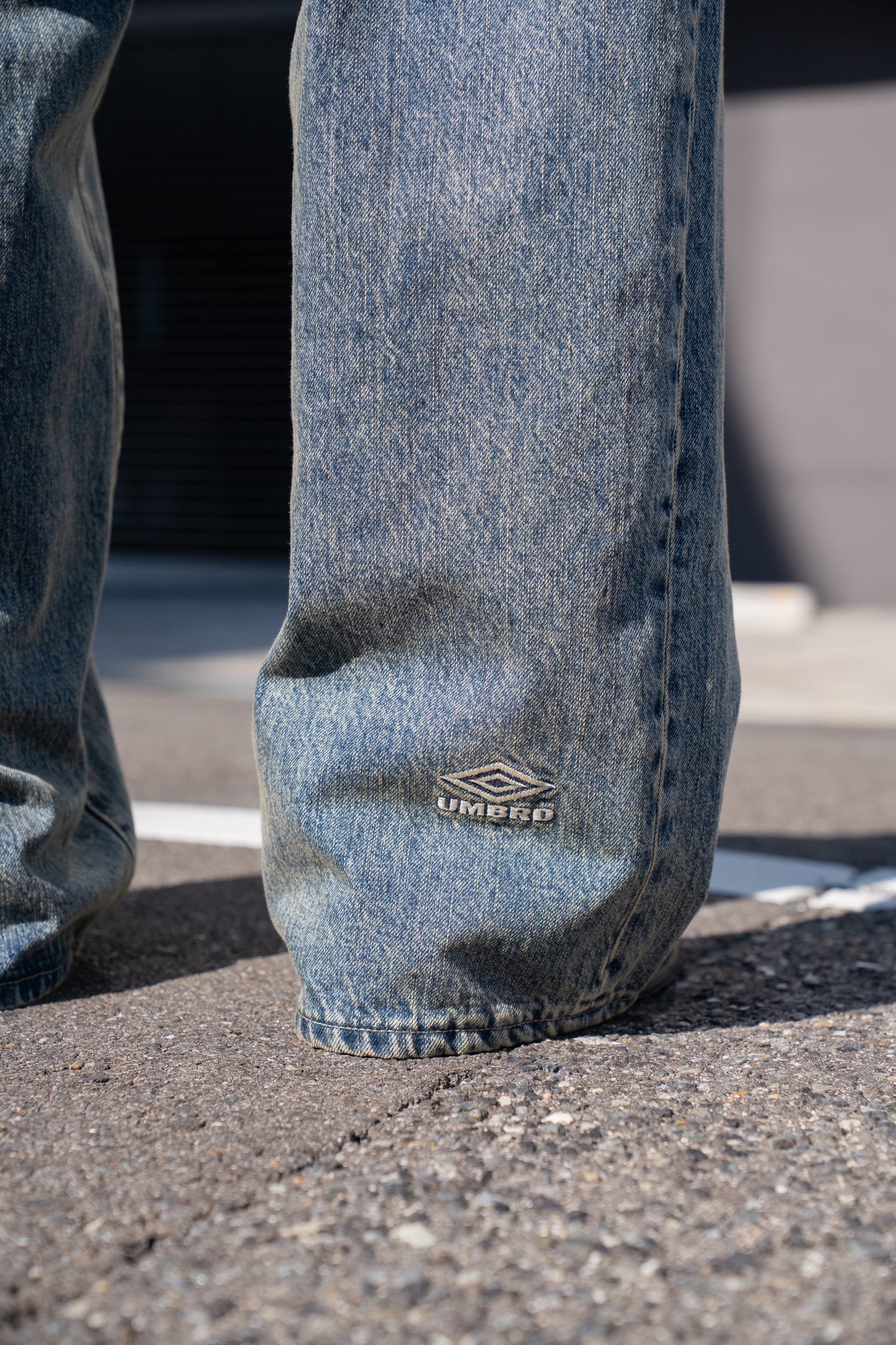 DEFORMATION WIDE DENIN JEANS(ST.1345)