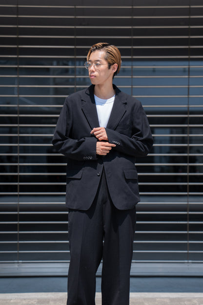 Wool Gabardine 2B Jacket