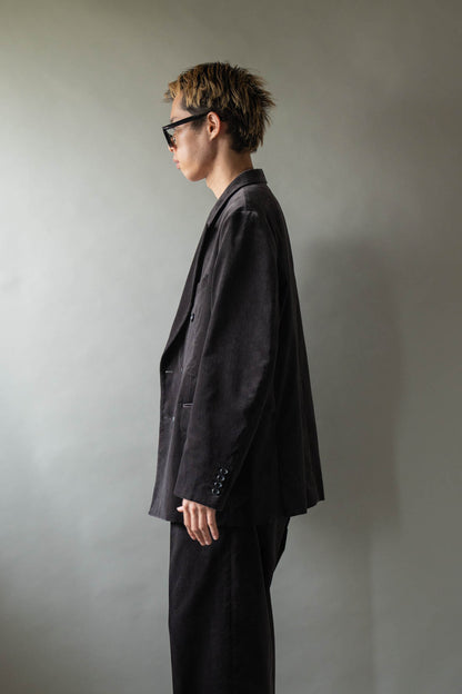 Fade Velvet Double-breasted Jacket