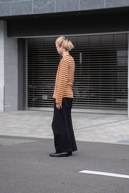 3D TWISTED WIDE LEG JEANS