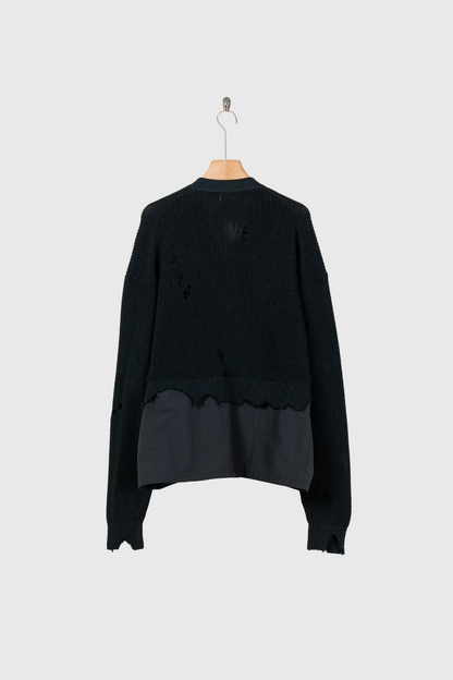 Destroyed Knit Cardigan