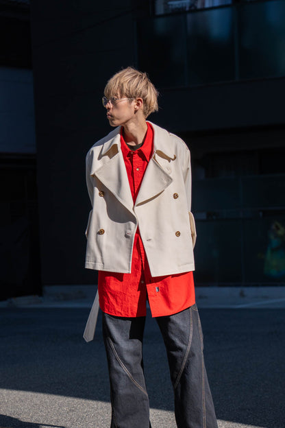 SHORT TRENCH COAT