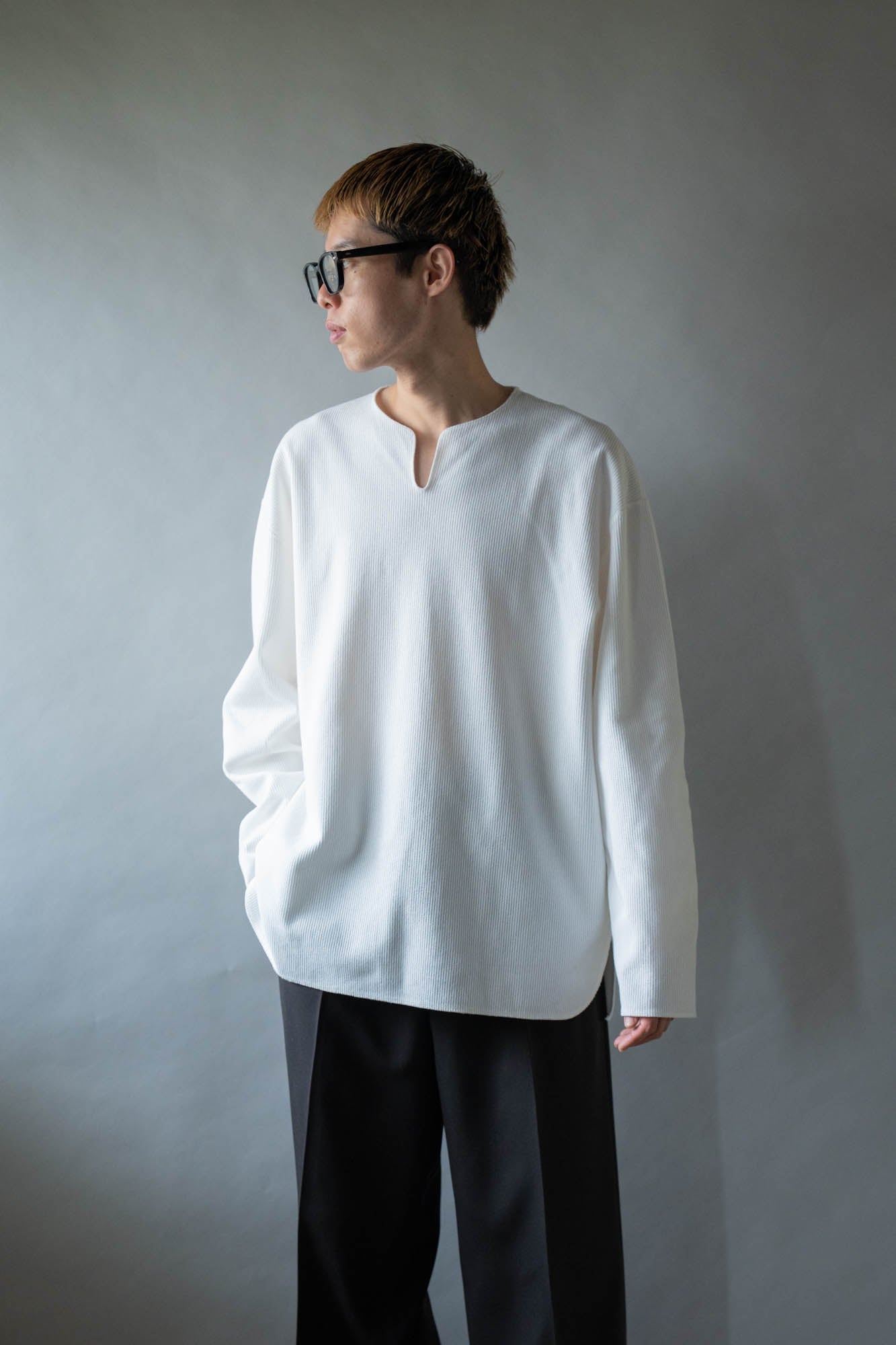 Rough&Smooth Thermal Over-neck L/S