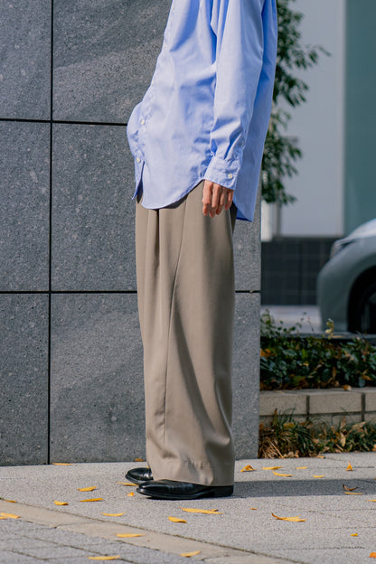 TWIST SEAM WIDE EASY TROUSERS