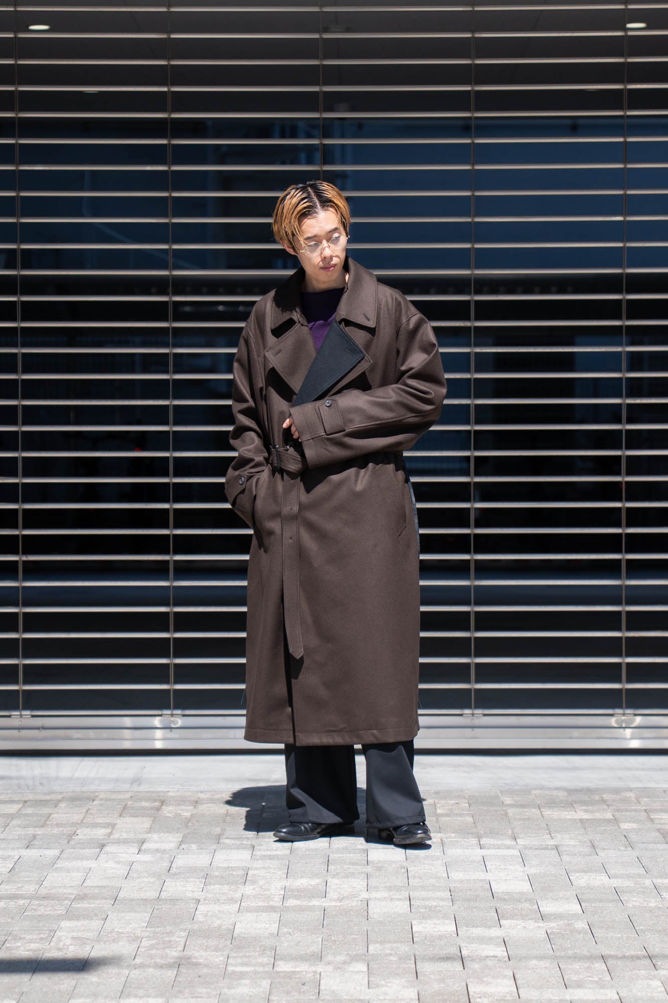 DOUBLE LAPELED DOUBLE BREASTED COAT(ST.1209)