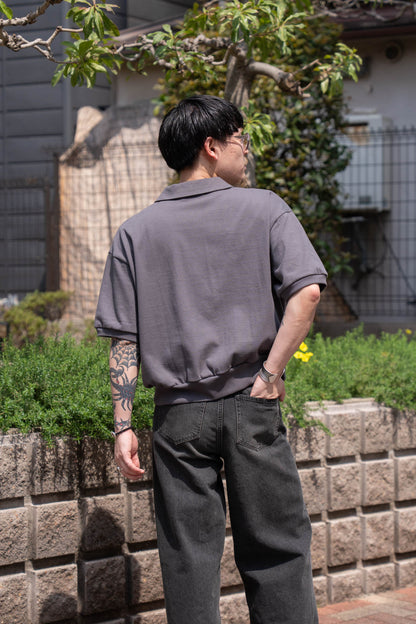 HALF ZIP JERSEY SHORT SLEEVE