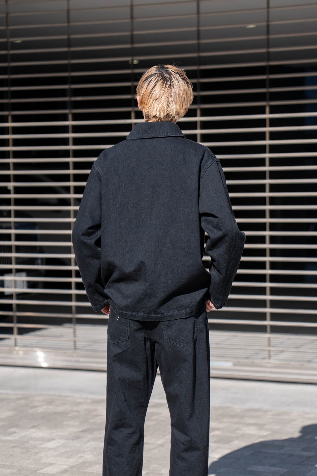 【濃紺】【極美品】BLACKSIGN ブラックサイン カバーオール ハンドメイド CO/HE USN SHAWL COVERALL – sign | サイン