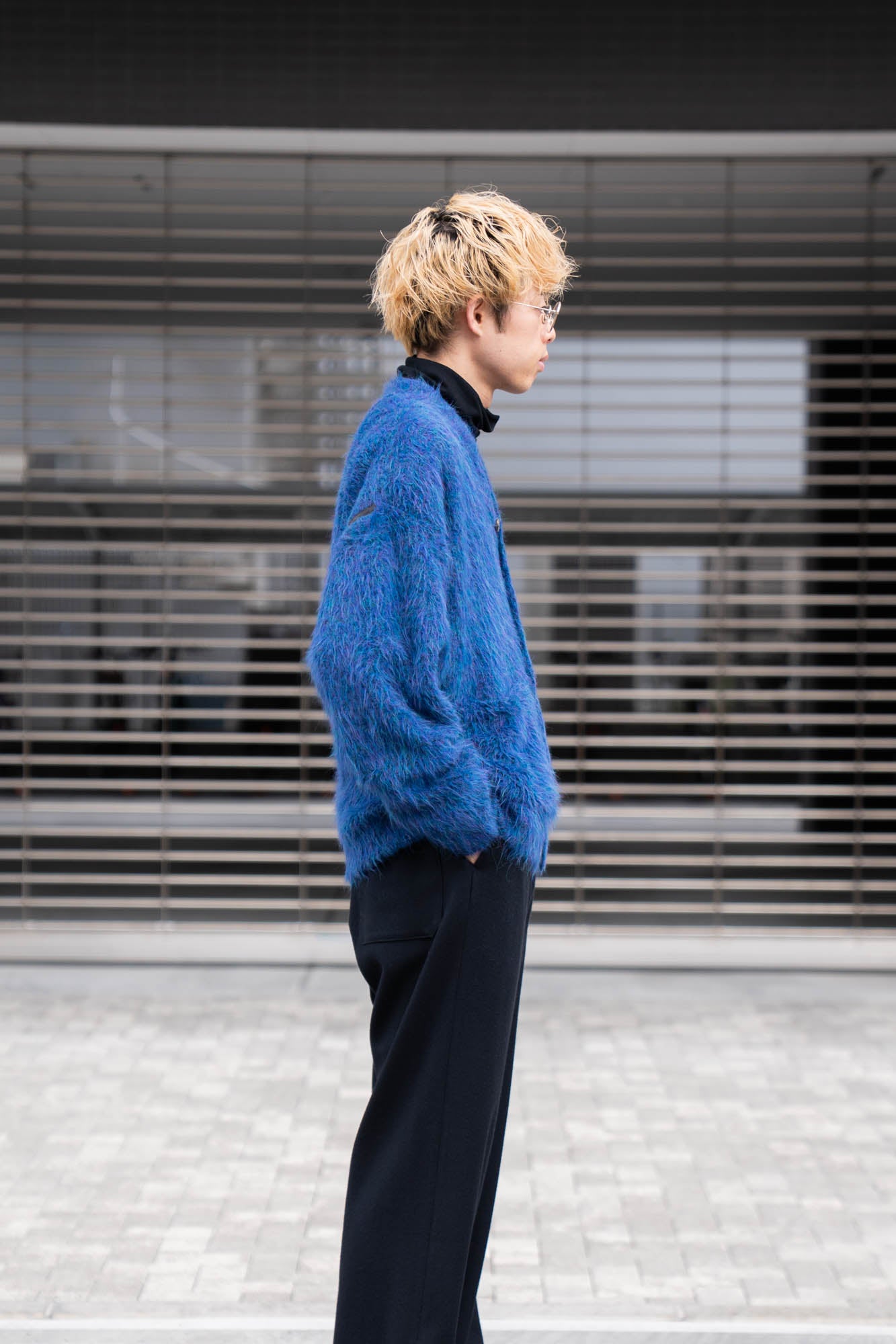 IRENE Alpaca Shaggy Middy Cardigan 新品 IRENE Alpaca Shaggy Middy Cardigan